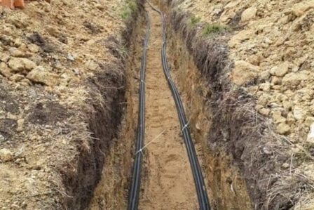 бронированный кабель для прокладки в земле