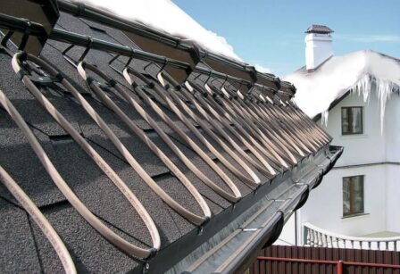 монтаж нагревательного кабеля