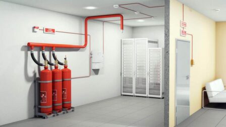 автоматическое газовое пожаротушение