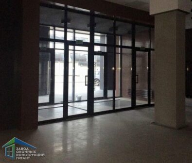 входная группа из алюминиевого профиля